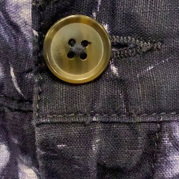 GAP Linen Blend Tie Dye Shorts Sz 2 - Picture 9 of 12